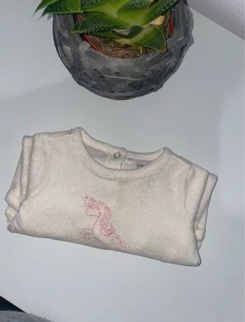 Pyjama velours dors bien - 1 mois