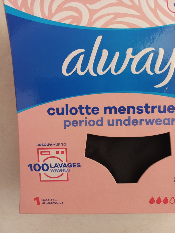 Always culotte menstruelle lavable T M - Neuve - photo numéro 2