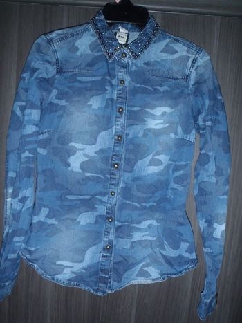 chemise en jeans taille S