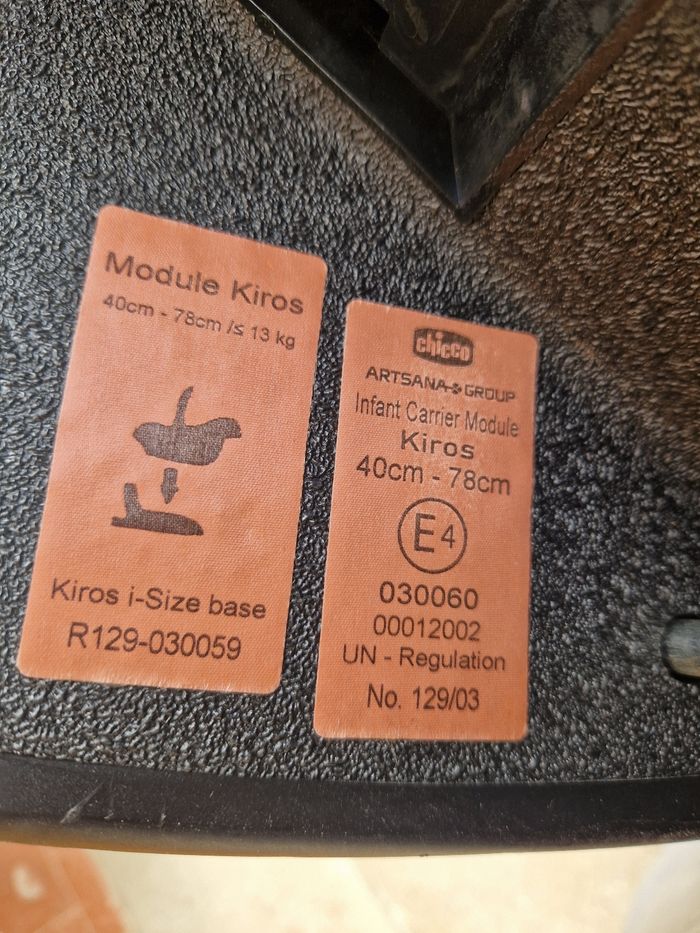 Coque auto  avec base isofix CHICCO - photo numéro 5