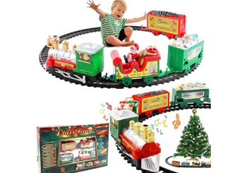 Train Électrique Classique Noël (11 Pièces)