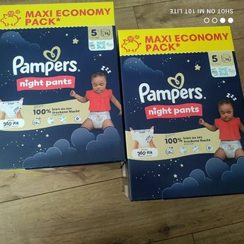 Couches pampers pants night 