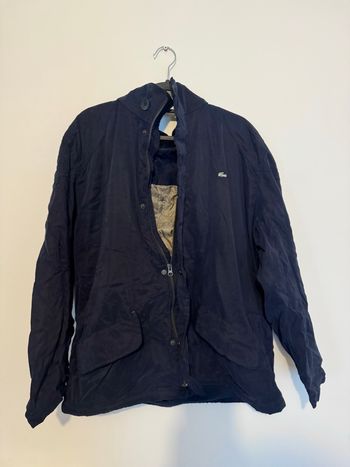 Veste Parka Lacoste bleue marine