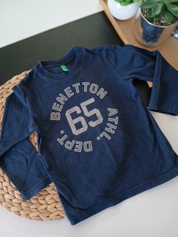 Haut Benetton Taille 24 mois🌿🦊 - photo numéro 2