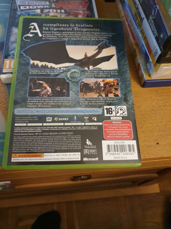 Jeu xbox 360 eragon - photo numéro 2