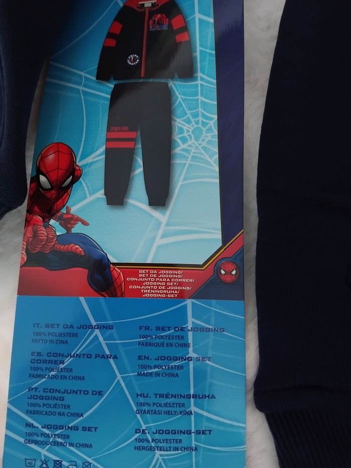 Survêtement jogging Spiderman, marvel, neuf, taille 6 ans - photo numéro 7