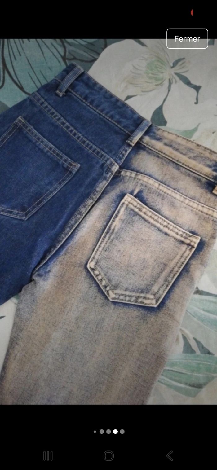 Jean fashion taille 10 ans. - photo numéro 3