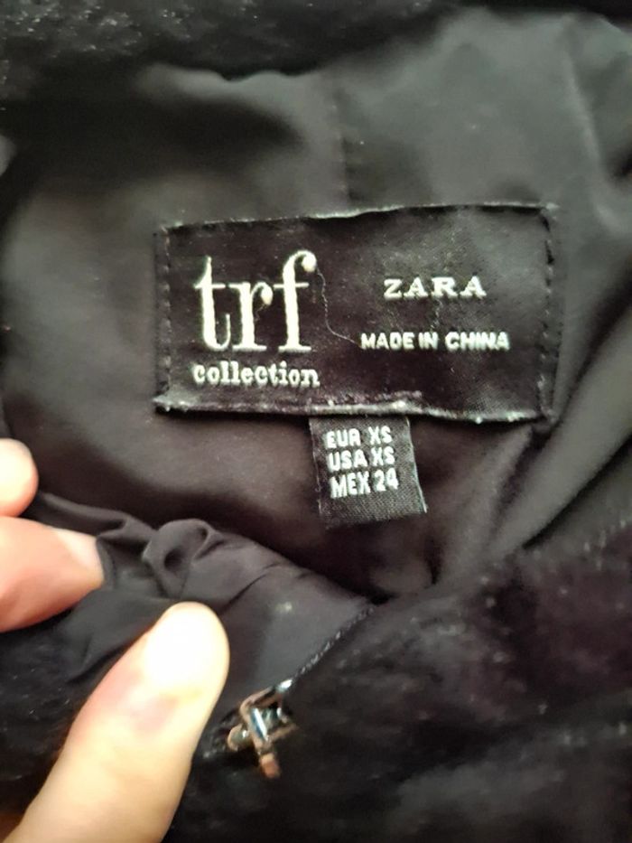 Manteau court en fausse fourrure zara - photo numéro 7