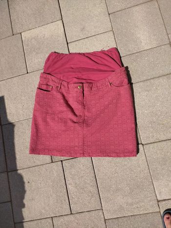 Petite jupe rose rouge