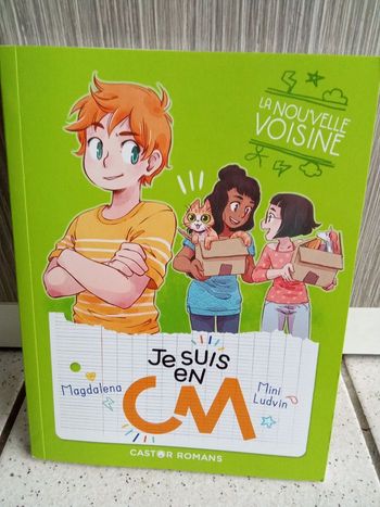 Livre scolaire je suis en cm la nouvelle voisine