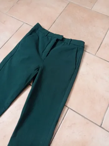 Pantalon vert foncé