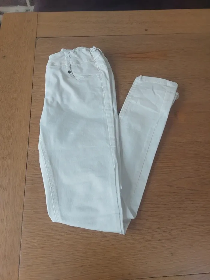 Jean's skinny blanc 12 ans kiabi