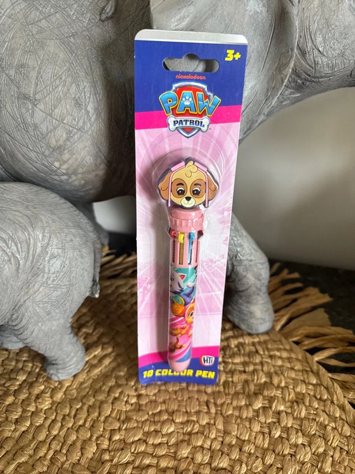 Stylo 10 couleurs paw patrol pat patrouille nickelodeon - photo numéro 2