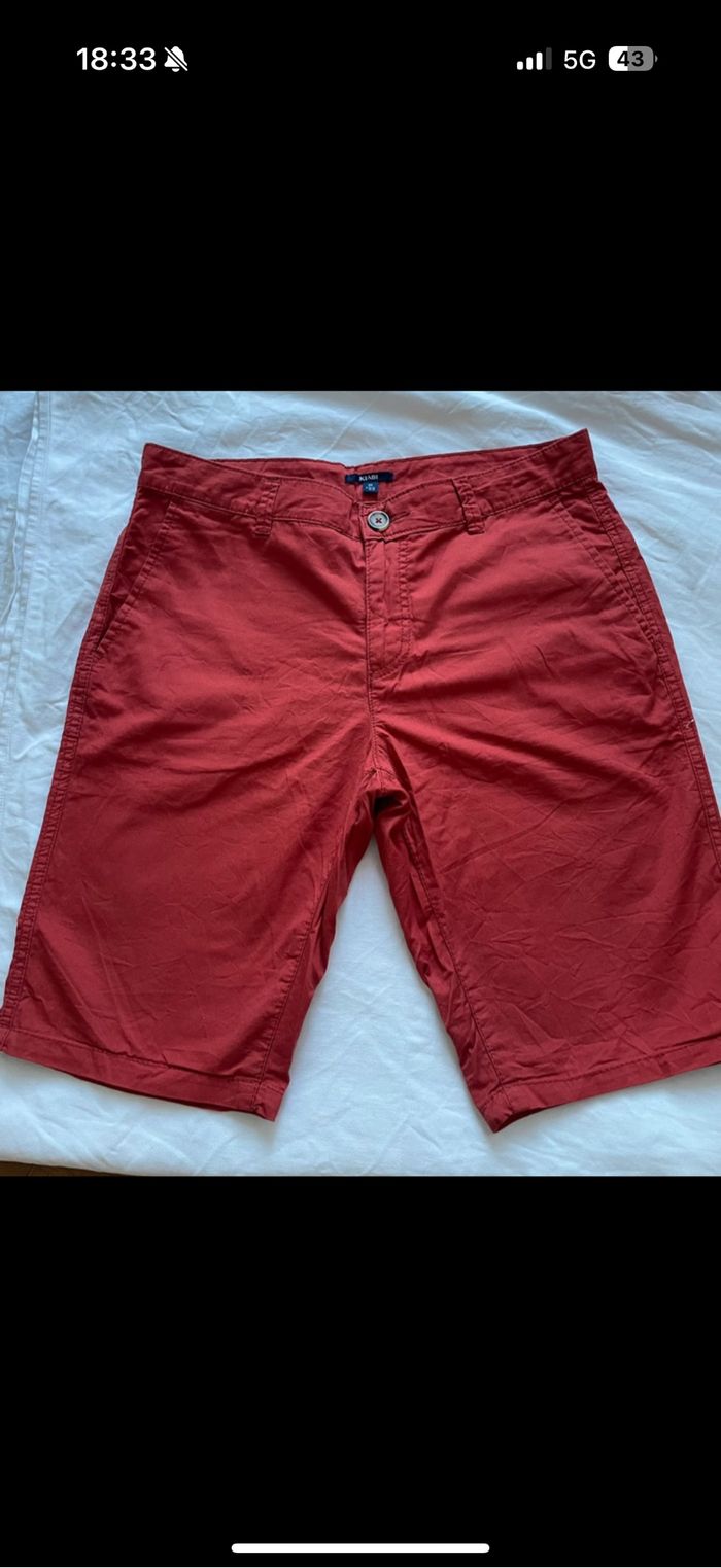 Short corail/ brique homme, neuf sans étiquette, Kiabi, T . 40