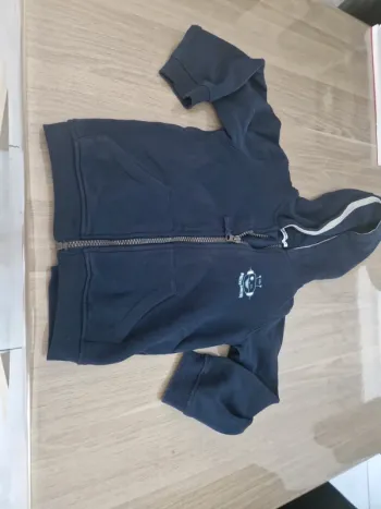 Gilet zipee garçon