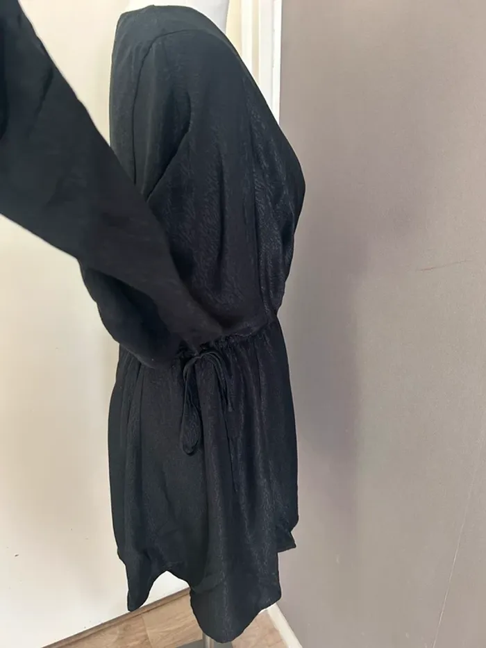Sezane robe noire, soie modèle pat femme, taille 38 - photo numéro 5