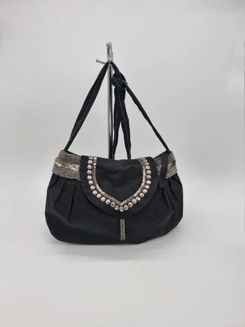 Petite Mendigote sac noir bandoulière