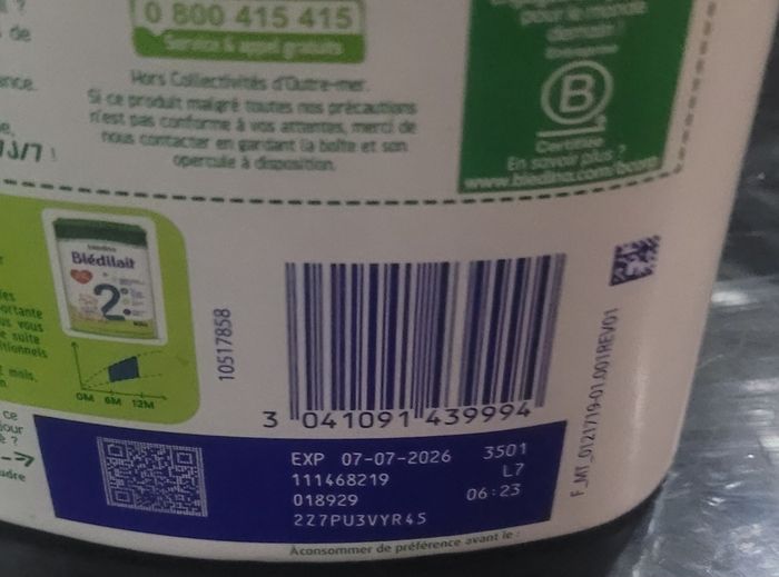 Blédilait 1 age - photo numéro 2