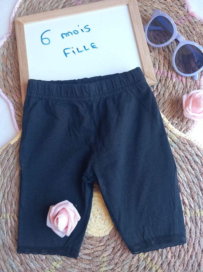 Leggings court fille 👧 6 mois - photo numéro 1