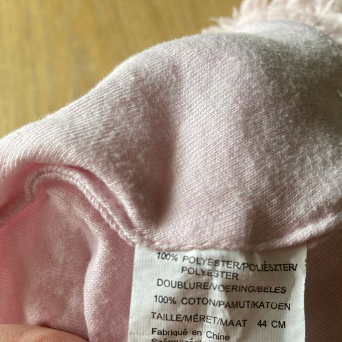 bonnet ourson chaud et tout doux bébé 6 mois - photo numéro 5