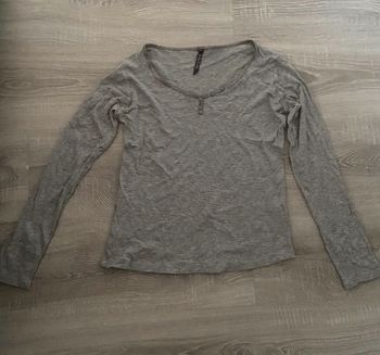T shirt manche longue gris anna Karel taille m