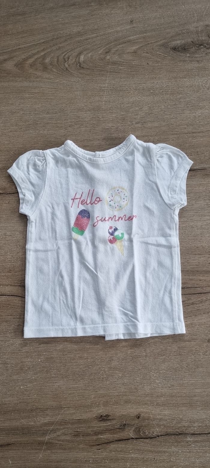 T-shirt MC 9 mois 🍩🍦