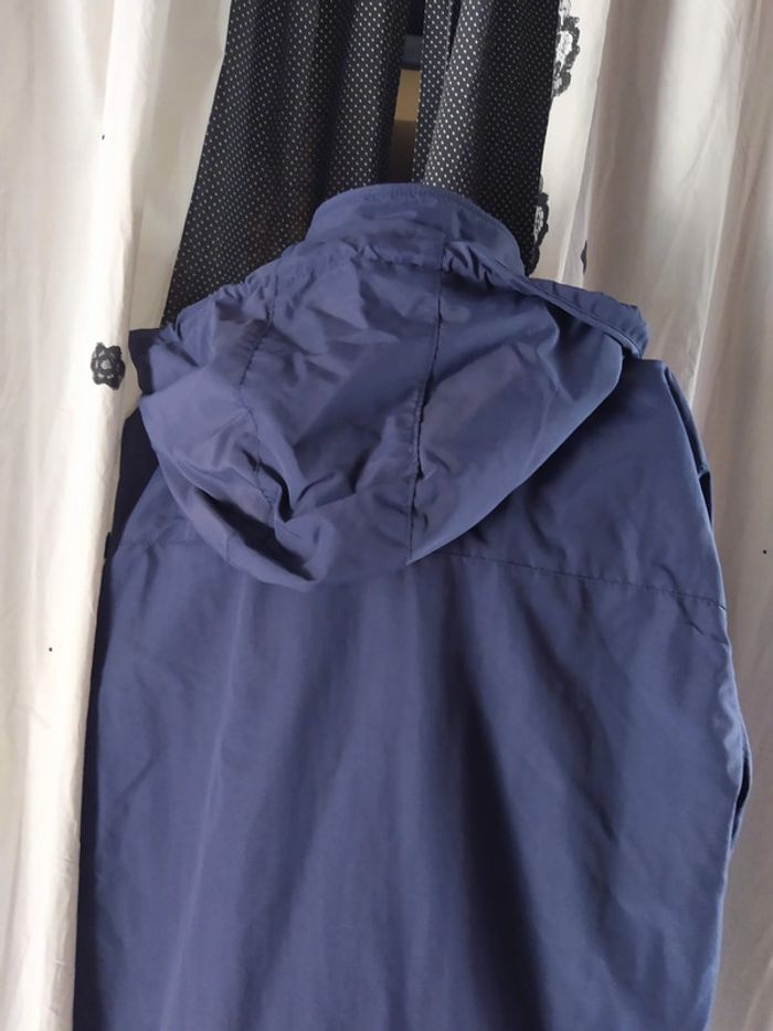 Veste mi saison à capuche bleu marine - photo numéro 3