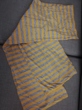 Écharpe coton orange