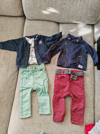 Lot vêtements bébé garçon 6 mois demi saison 
