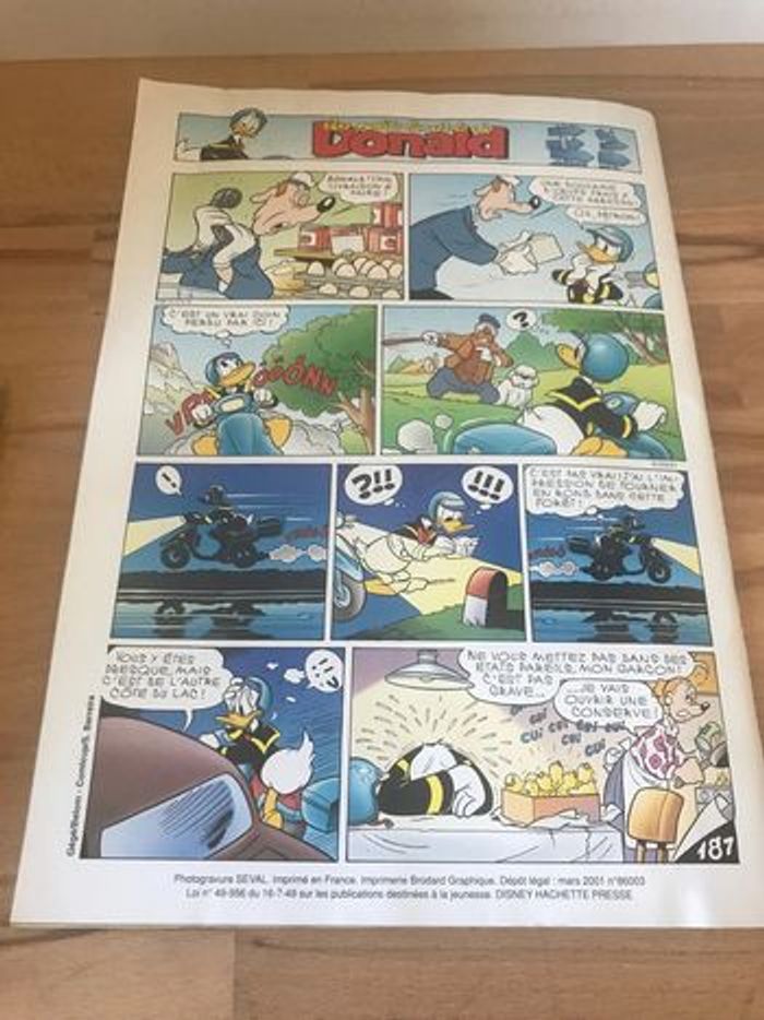 jeu de cartes de construction de château jamais utilisées avec journal de mickey vintage 03/2001 - photo numéro 18