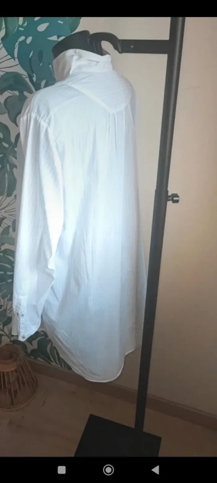 Chemise longue / robe chemise taille M - photo numéro 5
