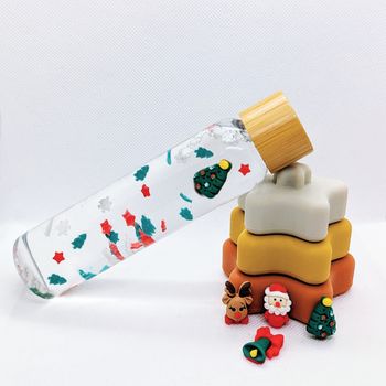 Bouteille sensorielle Noël