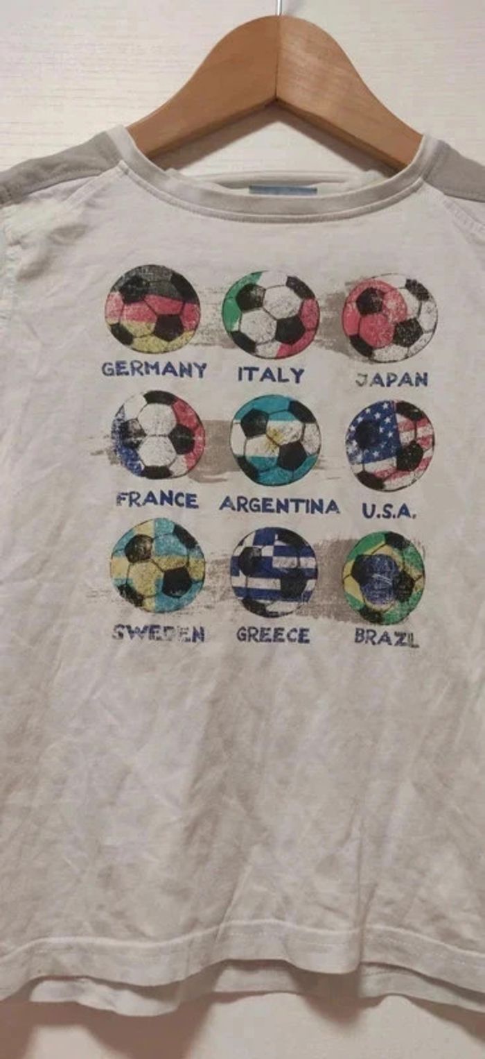 T-shirt mc ballons de foot 6 ans - photo numéro 3