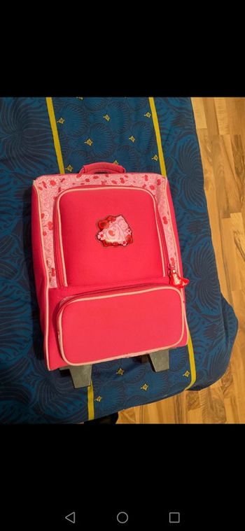 Valise rose le manège enchanté