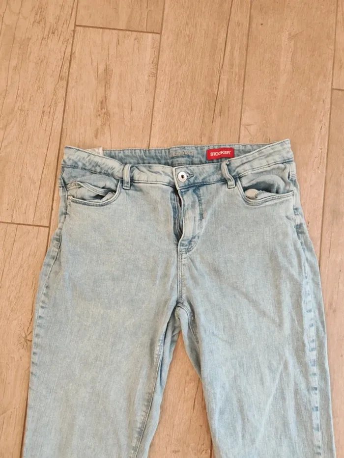 Jeans femme bleu clair taille 44 - photo numéro 2