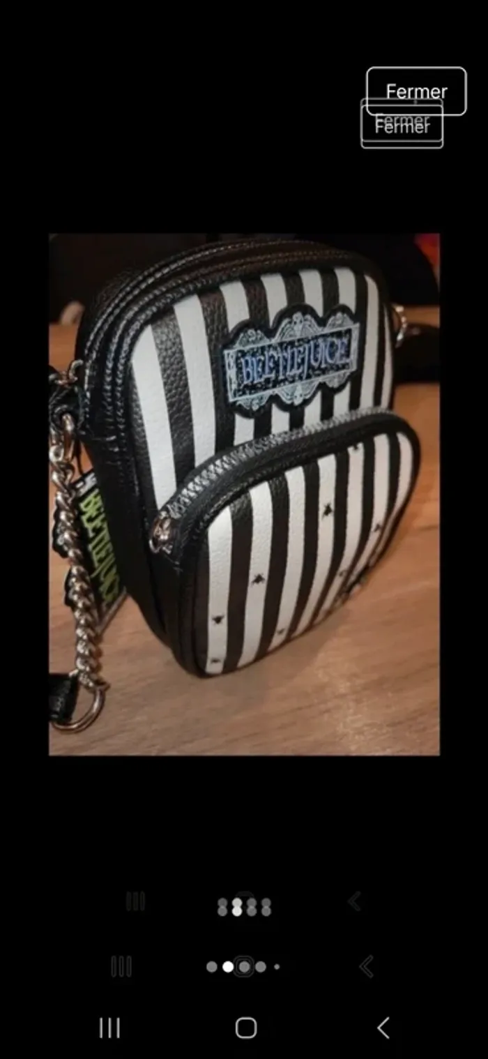 Petite sacoche beetlejuice - photo numéro 2