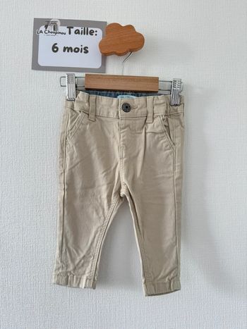 Pantalon chino - taille 6 mois 🌼