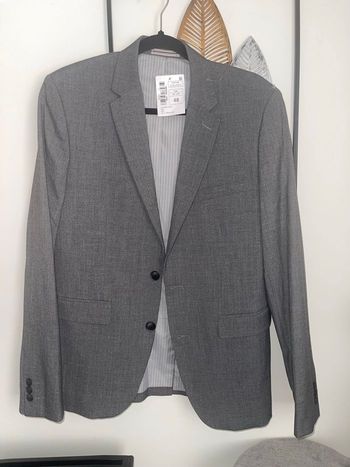 🔥 Blazer gris élégant – Taille 48 – neuf 🔥