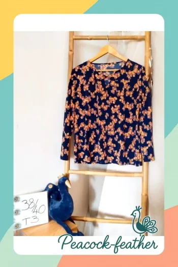 Haut fleuri T3