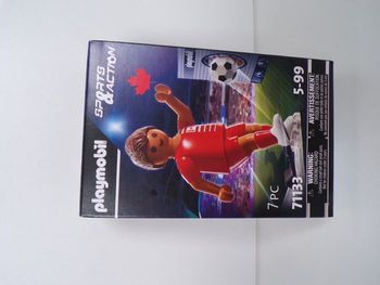 Figurine football Playmobil 71133 (J29)