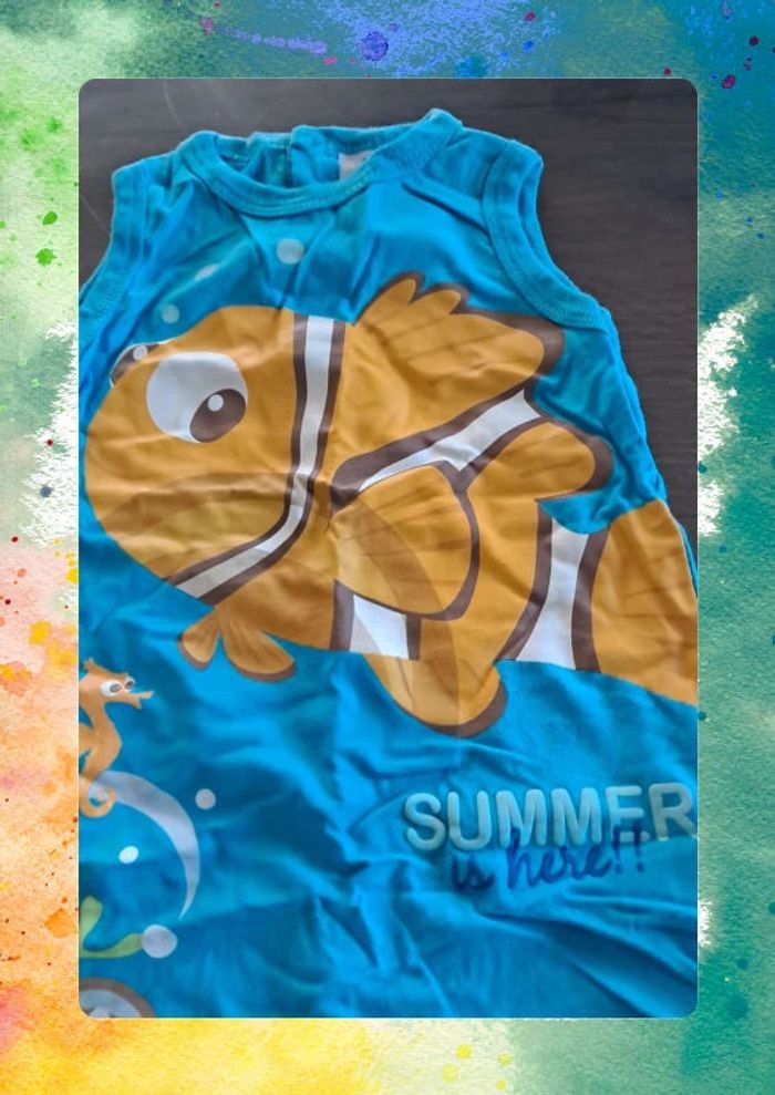 🌊 Barboteuse Disney 9 mois – Nemo 🐠 - photo numéro 2