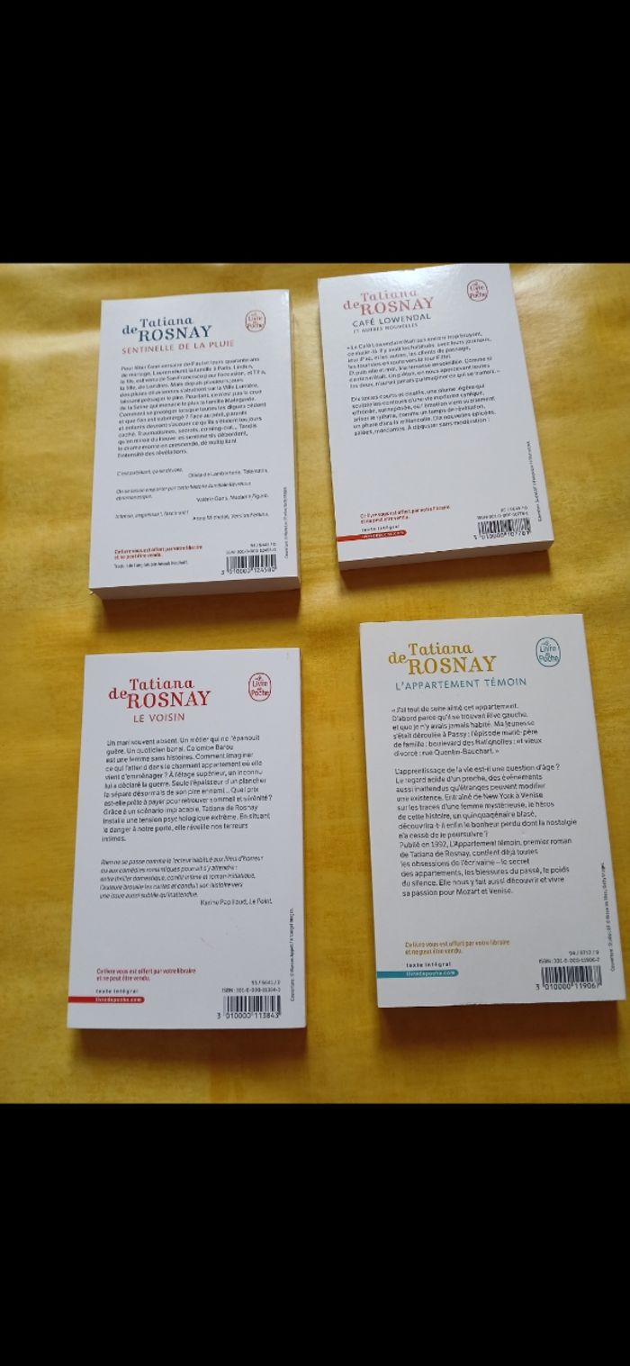 Lot de 4 livres Tatiana de rosnay - photo numéro 2