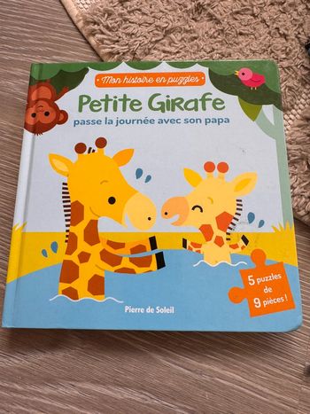 Mon histoire en puzzles petite girafe