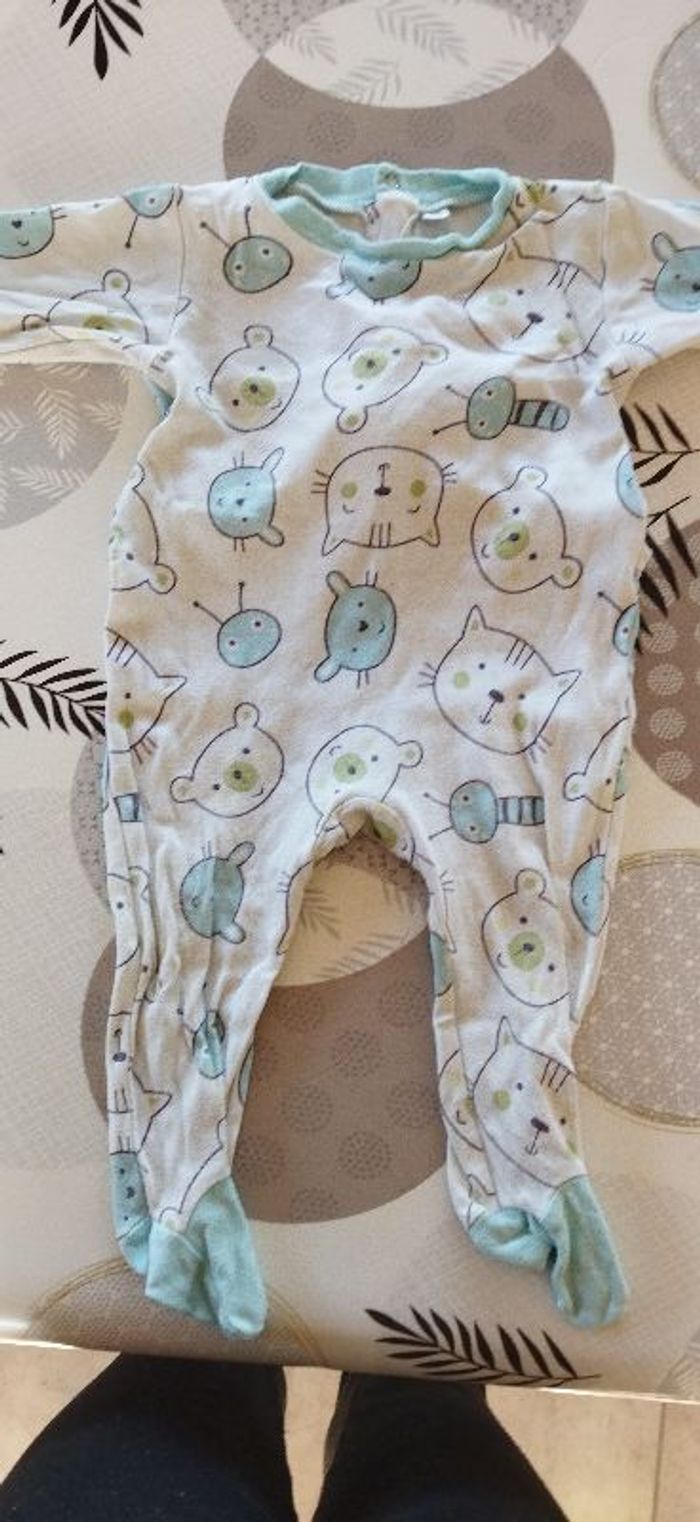 pyjama léger motif chat