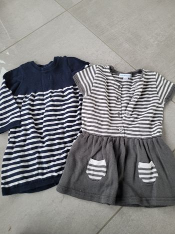 Lot de 2 robes 12 mois