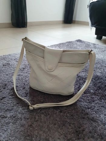 Sac vintage blanc