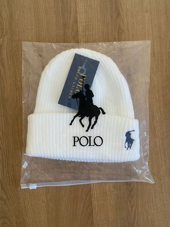 bonnet ralph lauren blanc 