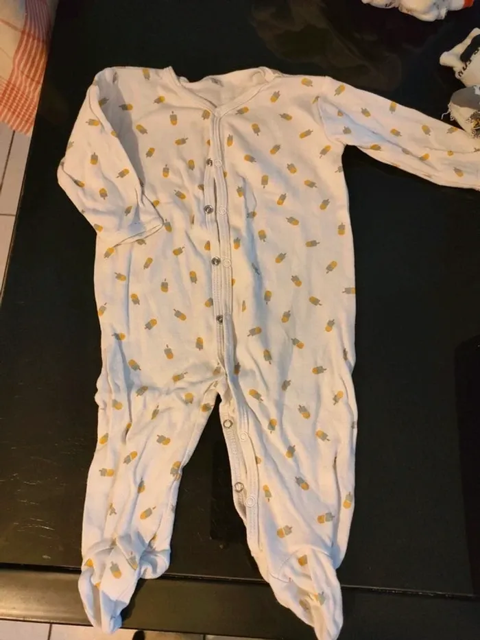 Pyjama glace grenouille manche longue pied