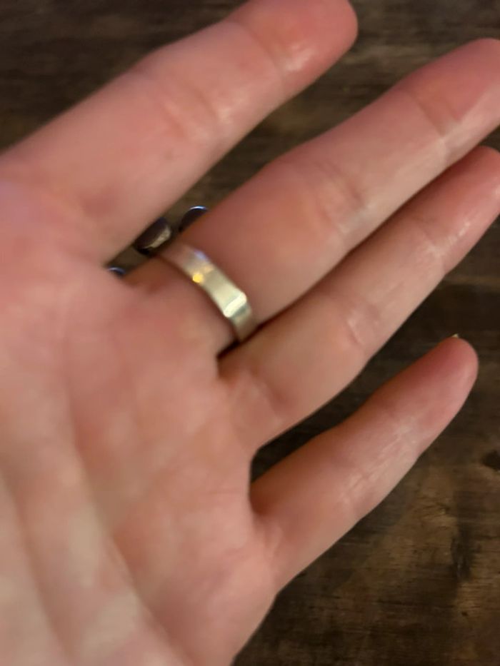 Bague en argent oeuil de Ste Lucie - photo numéro 3