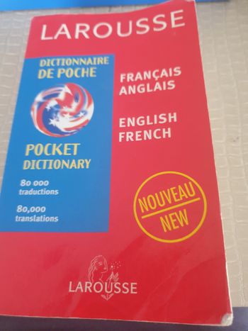 Dictionnaire de piche français anglais larousse